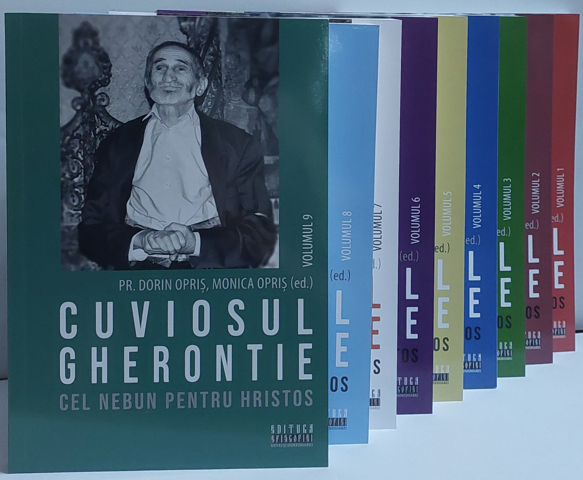 Pachet - Cuviosul Gherontie cel nebun pentru Hristos (set 9 volume)