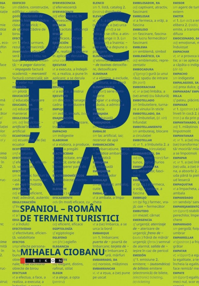 Dicționar Spaniol-Român de termeni turistici