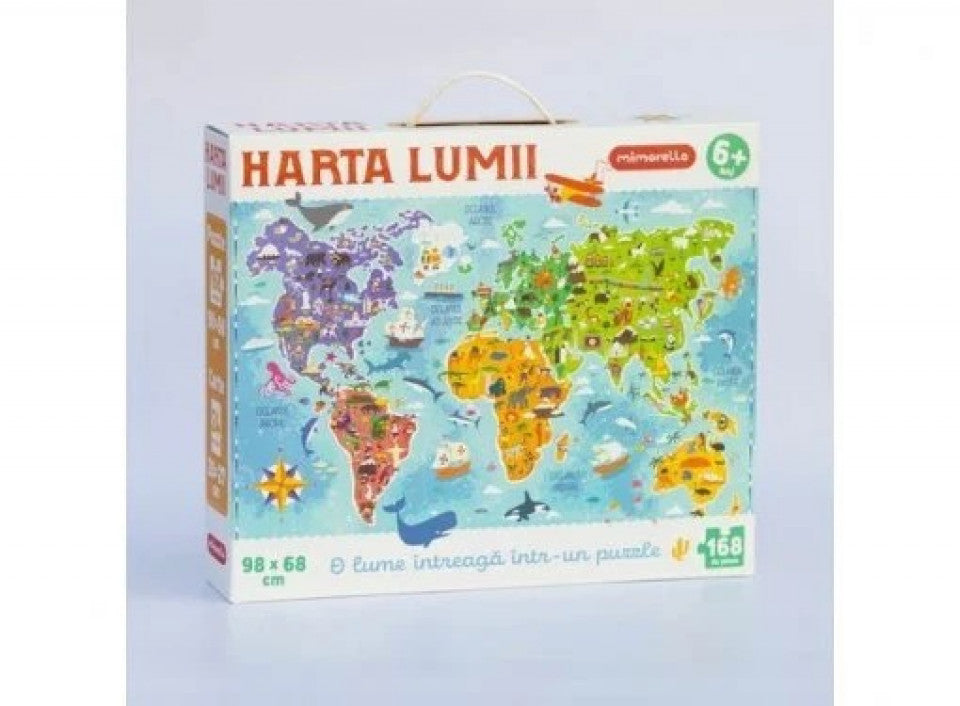 Joc educativ - Harta Lumii