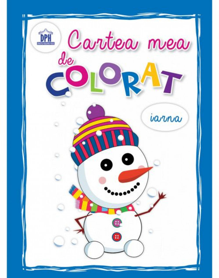 Cartea mea de colorat. Iarna