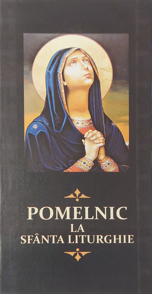 Pomelnic la Sfânta Liturghie cartonat