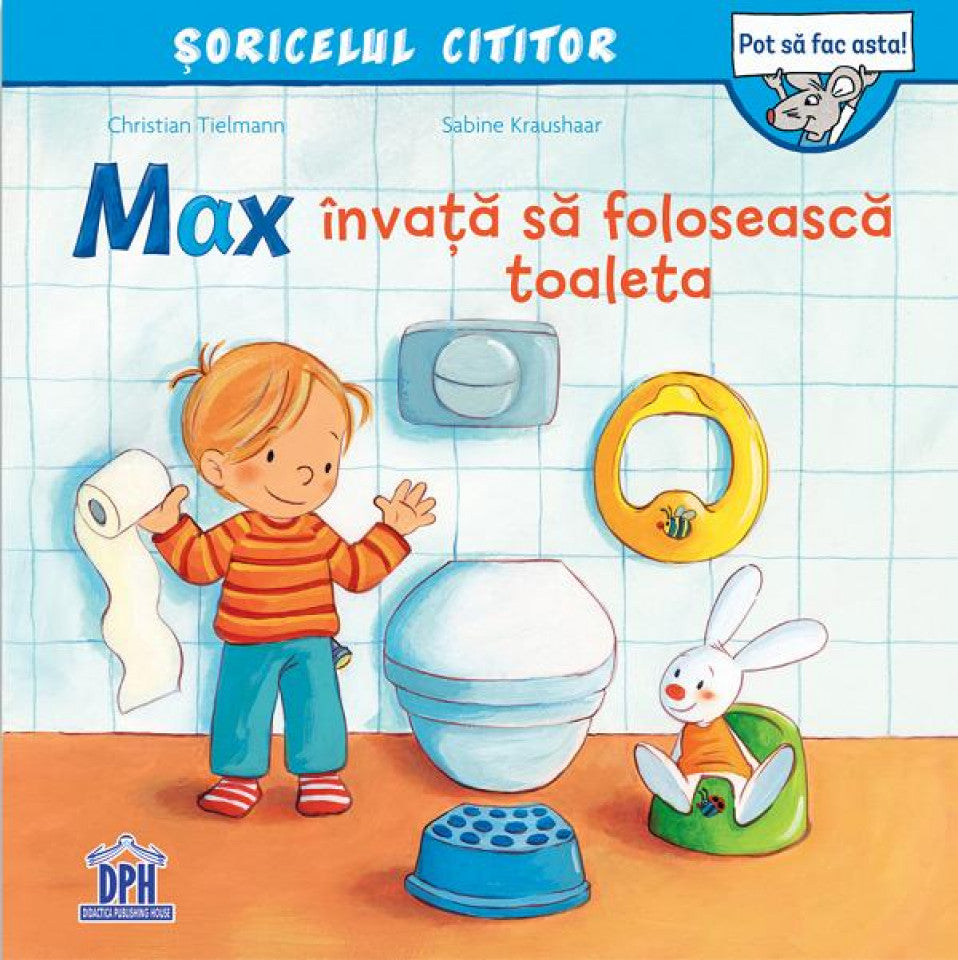 Max învață să folosească toaleta