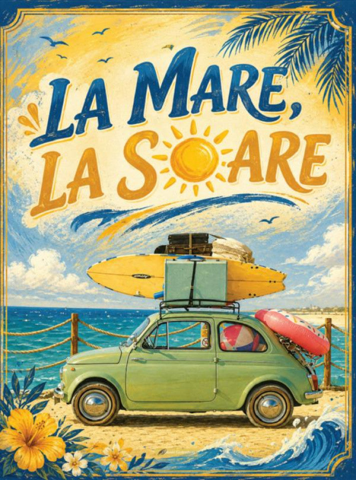 Colorez și înrămez - La mare, la soare