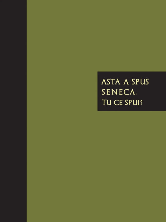 Asta a spus Seneca. Tu ce spui