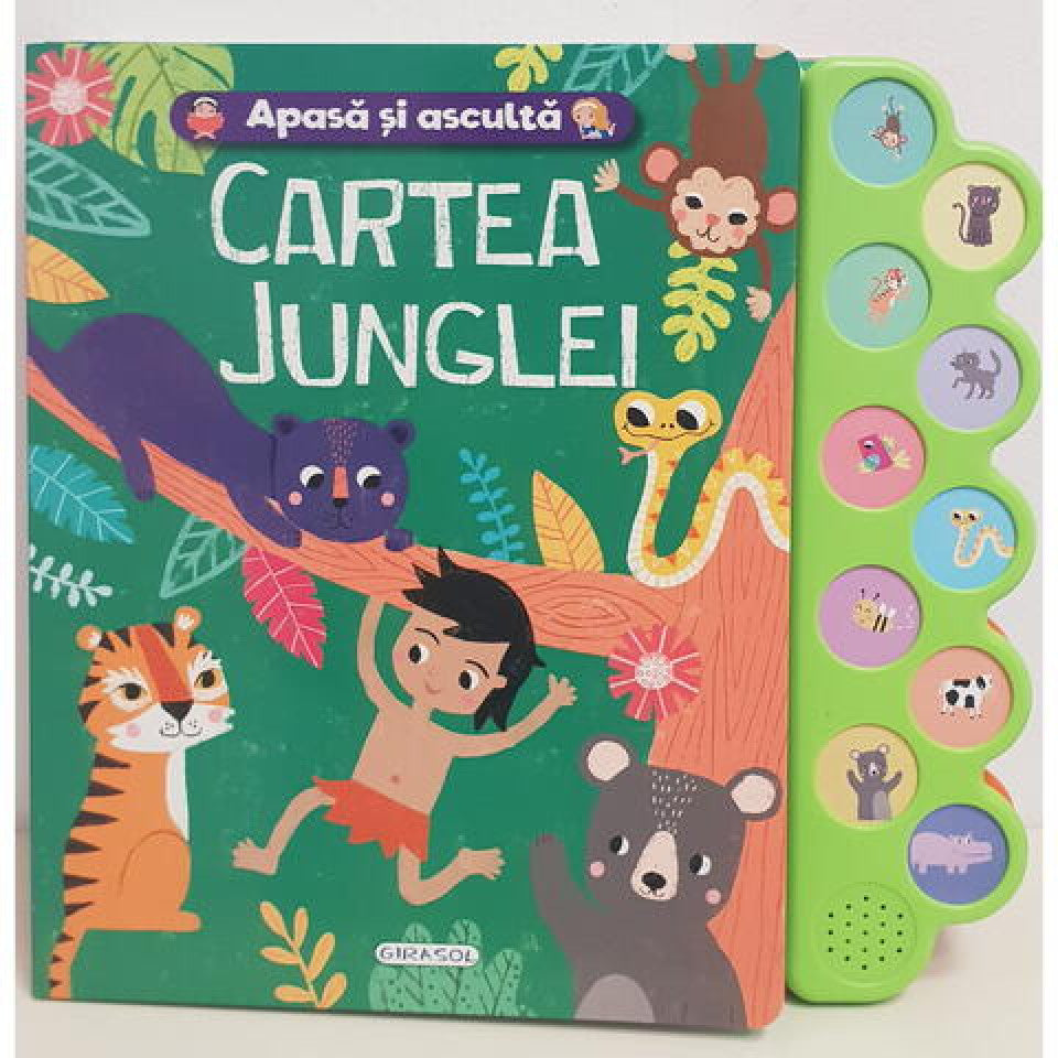 Apasă și ascultă povestea - Cartea Junglei