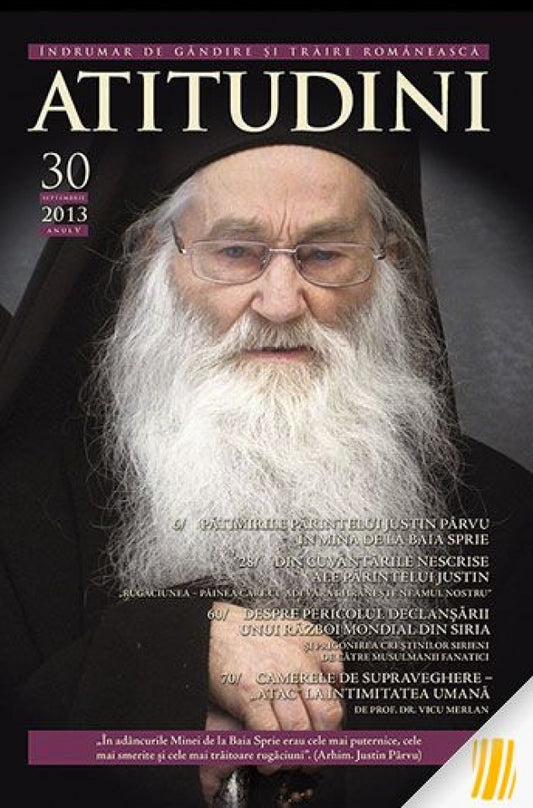 Atitudini - Revistă de gândire și trăire românească - Nr. 30-2013