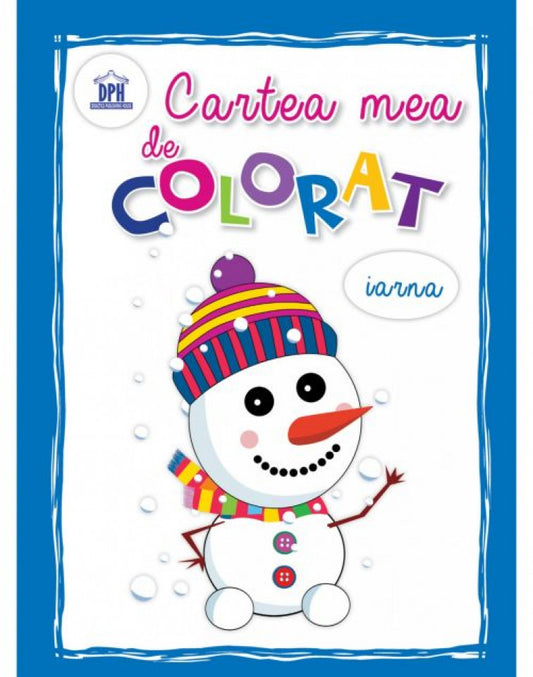 Cartea mea de colorat. Iarna