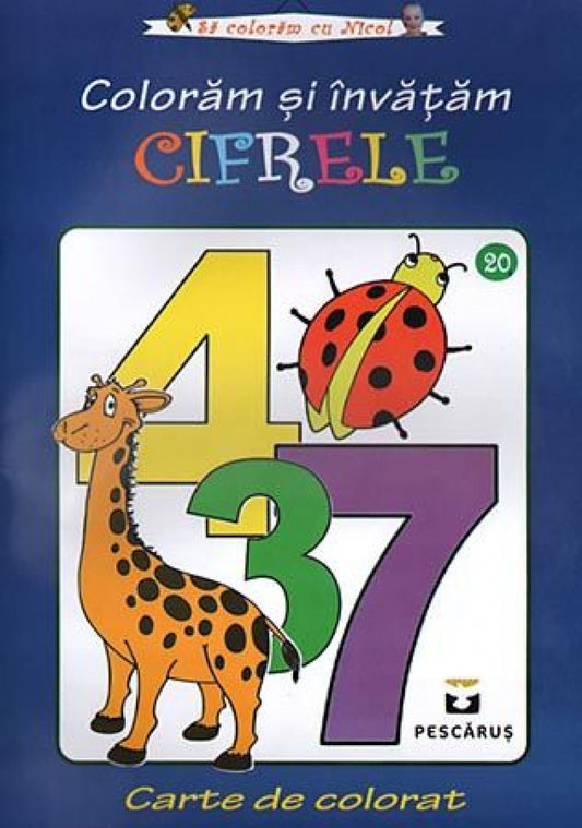 Colorăm şi învăţăm cifrele