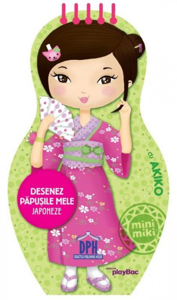 Desenez păpuşile mele japoneze cu Akiko