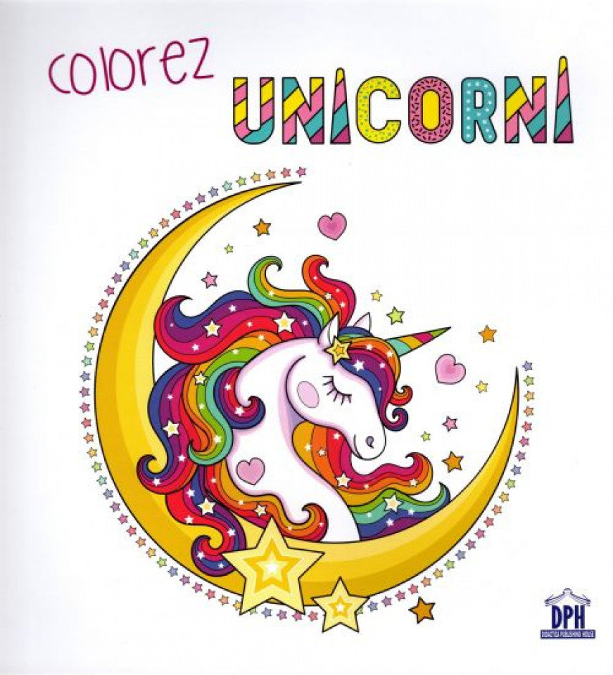 Colorez unicorni - Carte de colorat