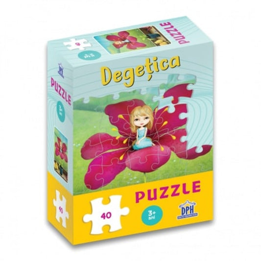 Degețica. Puzzle. 40 de piese (+3 ani)