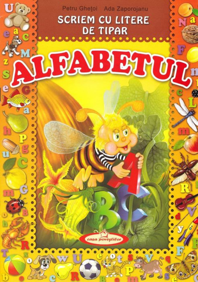 Scriem cu litere de tipar: Alfabetul