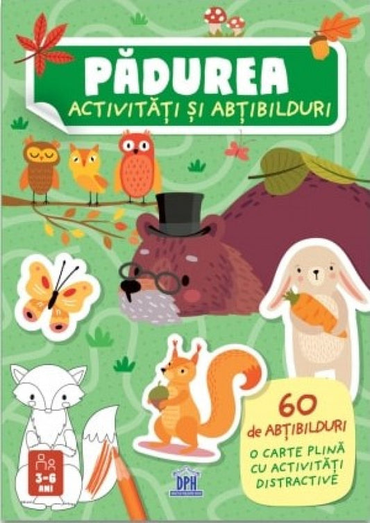 Pădurea. Activități și abțibilduri