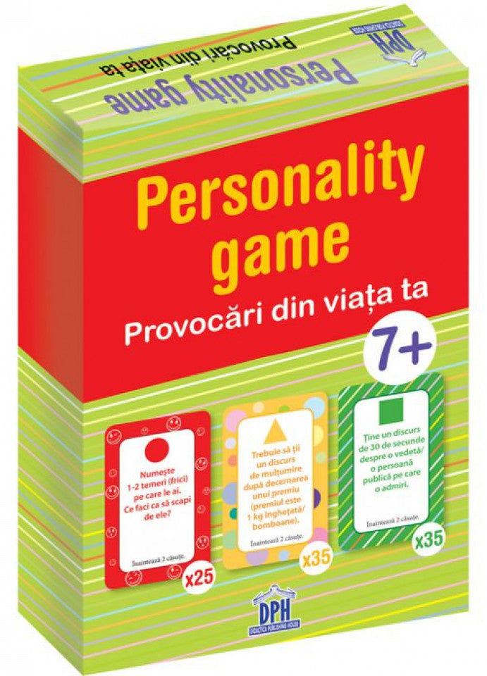 Personality game. Provocări din viața ta