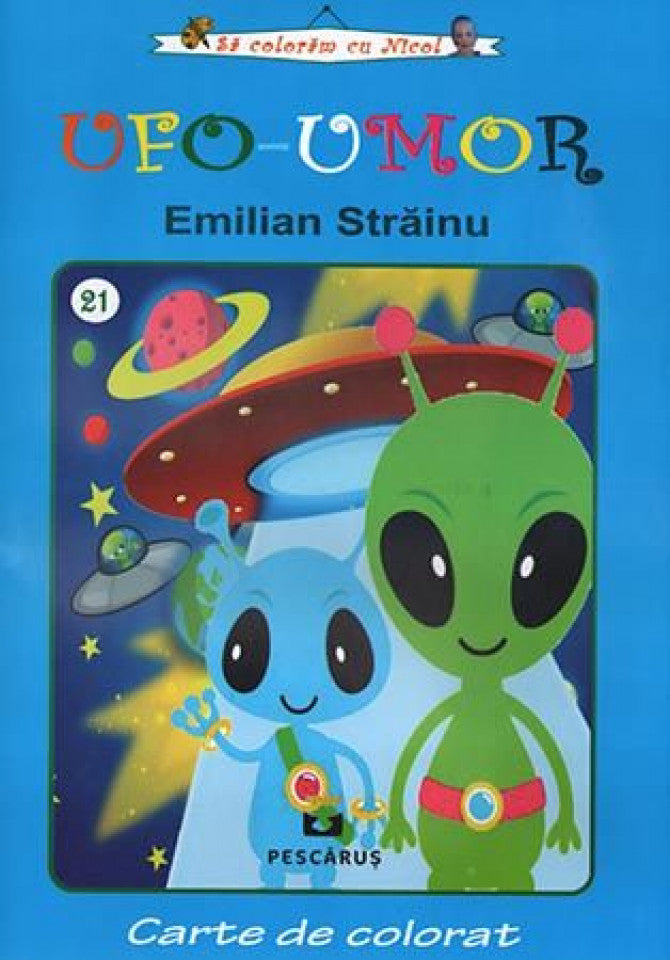 UFO-Umor. Carte de colorat